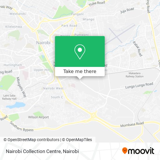 Nairobi Collection Centre map