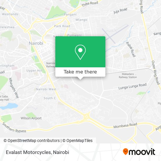 Evalast Motorcycles map