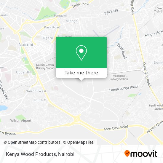 Kenya Wood Products map