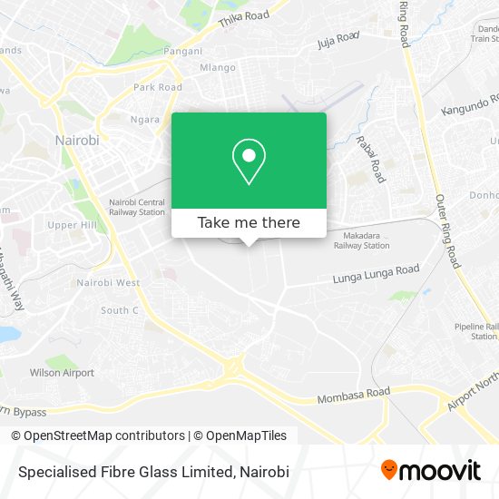 Specialised Fibre Glass Limited map