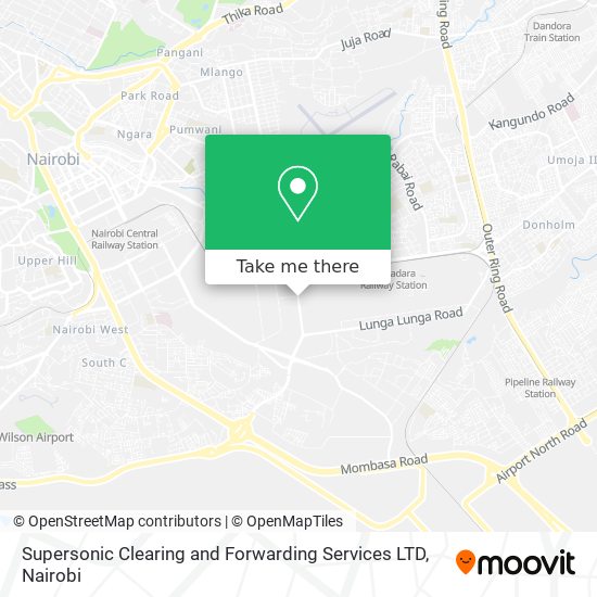 Supersonic Clearing and Forwarding Services LTD map