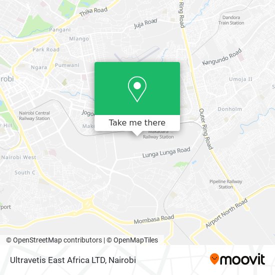 Ultravetis East Africa LTD map