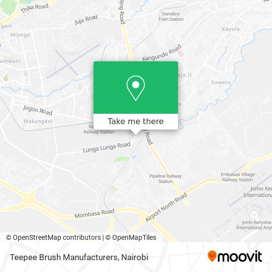 Teepee Brush Manufacturers map