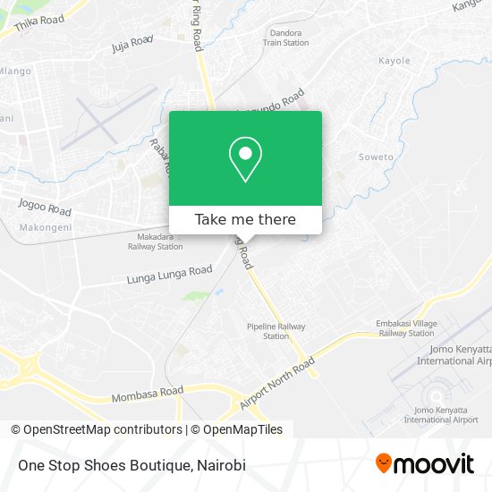 One Stop Shoes Boutique map