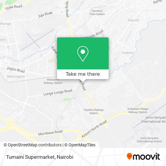 Tumaini Supermarket map