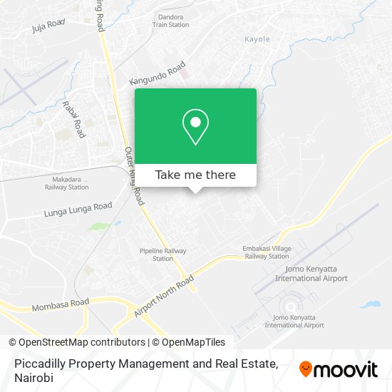 Piccadilly Property Management and Real Estate map