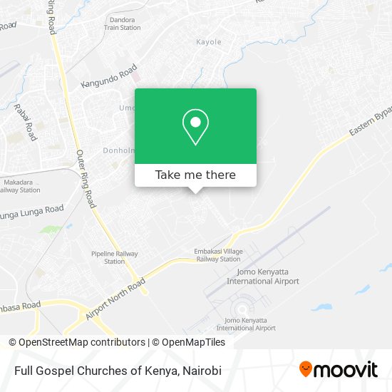 Full Gospel Churches of Kenya map