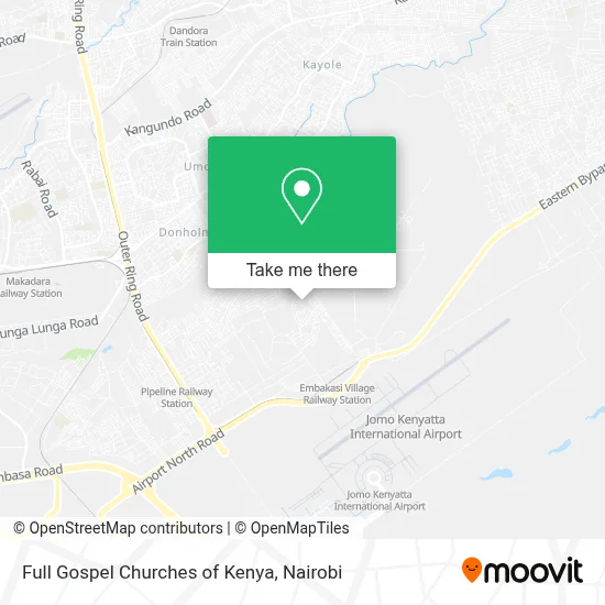 Full Gospel Churches of Kenya map