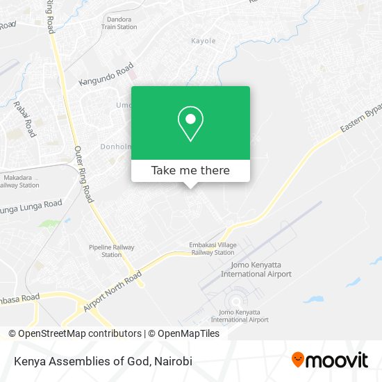 Kenya Assemblies of God map