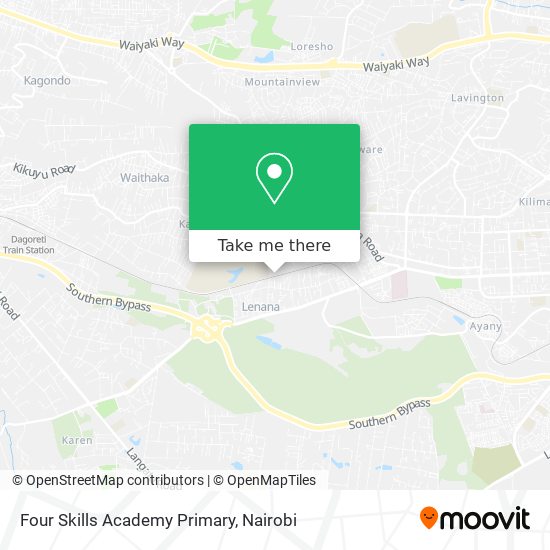 Four Skills Academy Primary map