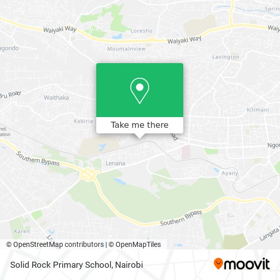 Solid Rock Primary School map