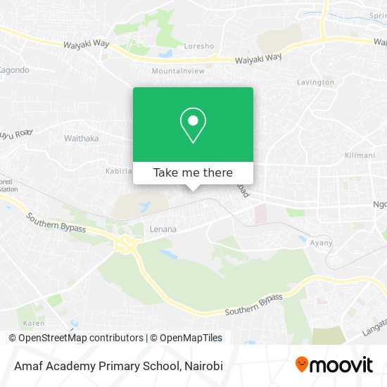 Amaf Academy Primary School map