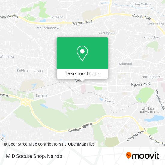 M D Socute Shop map