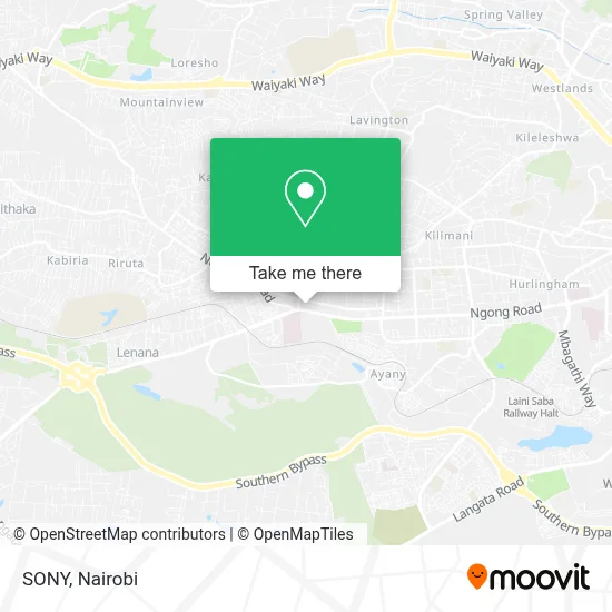 SONY map