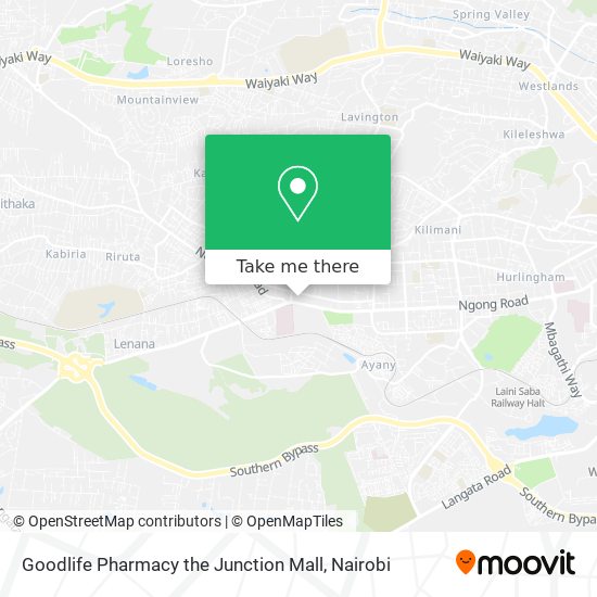 Goodlife Pharmacy the Junction Mall map