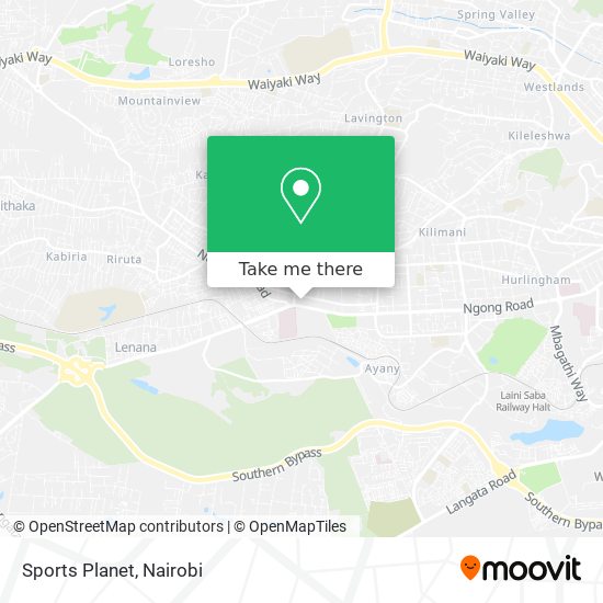 Sports Planet map