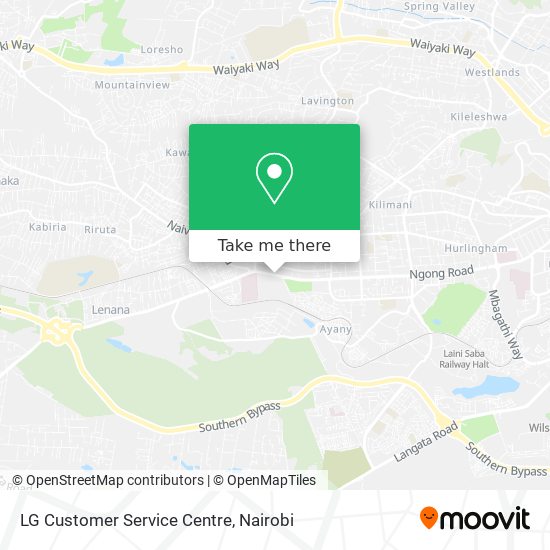 LG Customer Service Centre map