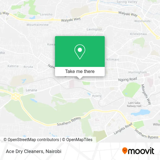 Ace Dry Cleaners map