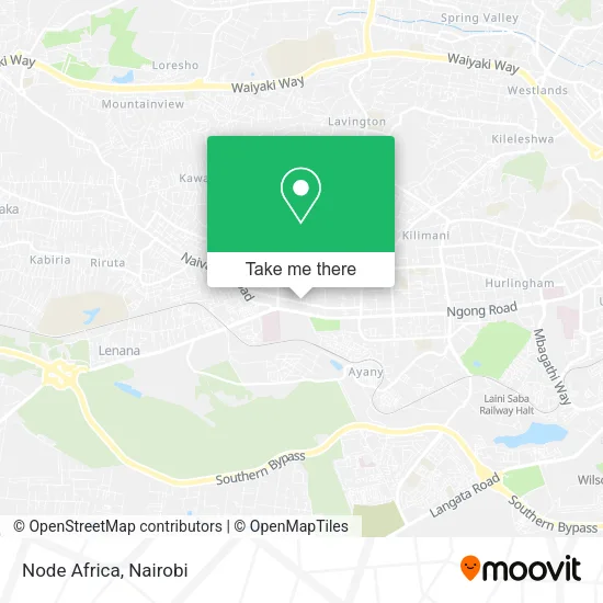 Node Africa map