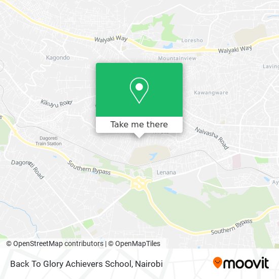 Back To Glory Achievers School map