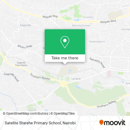 Satelite Starehe Primary School map