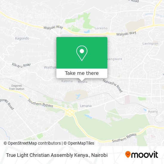 True Light Christian Assembly Kenya. map
