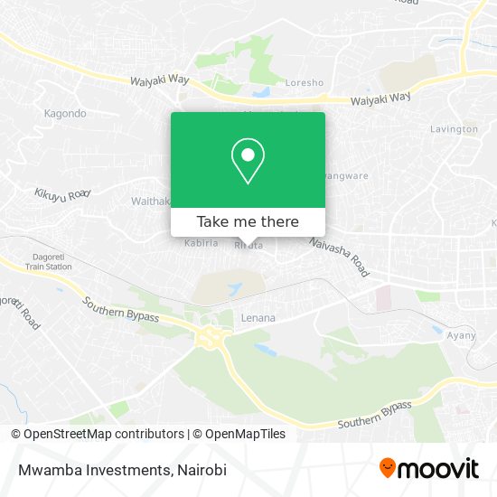 Mwamba Investments map