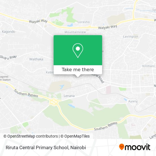 Riruta Central Primary School map