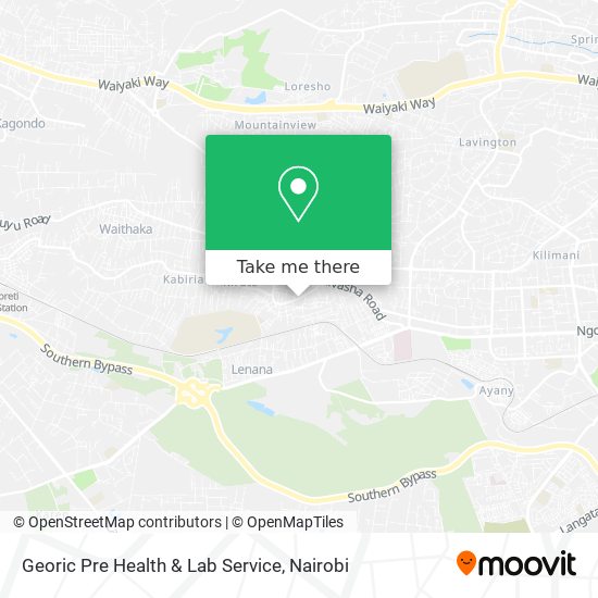 Georic Pre Health & Lab Service map