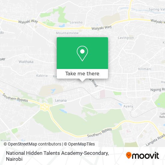 National Hidden Talents Academy-Secondary map