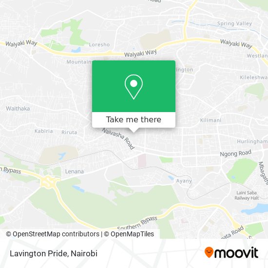 Lavington Pride map