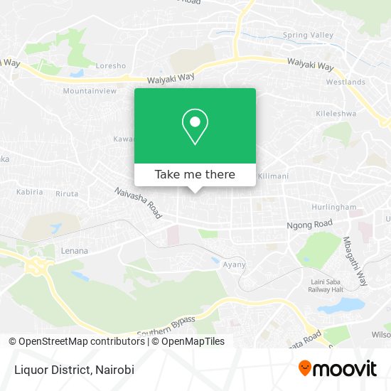 Liquor District map