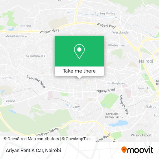 Ariyan Rent A Car map