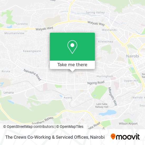 The Crews Co-Working & Serviced Offices map