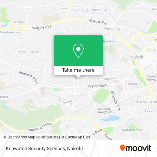 Kenwatch Security Services map