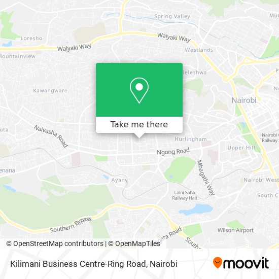 Kilimani Business Centre-Ring Road map
