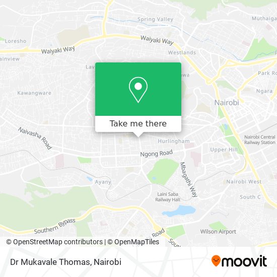 Dr Mukavale Thomas map