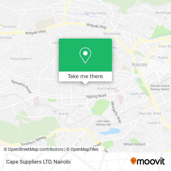 Cape Suppliers LTD map