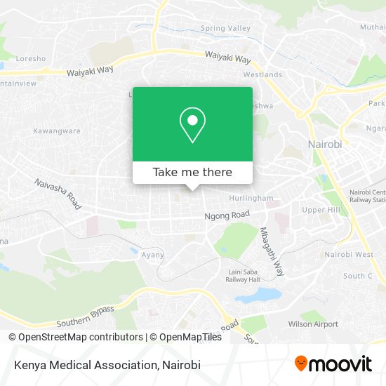Kenya Medical Association map