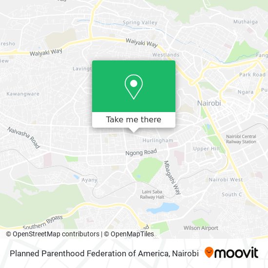 Planned Parenthood Federation of America map