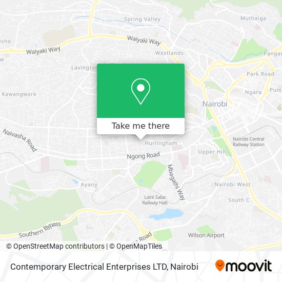 Contemporary Electrical Enterprises LTD map