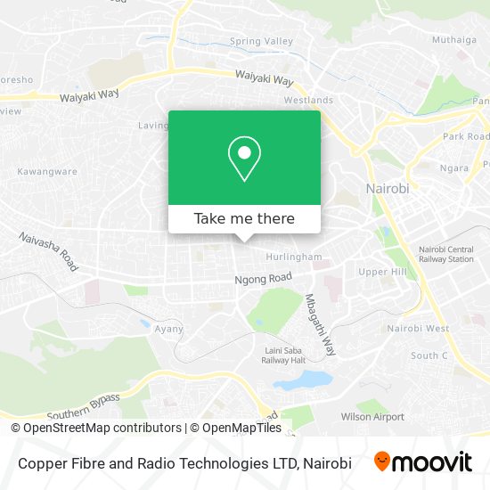 Copper Fibre and Radio Technologies LTD map