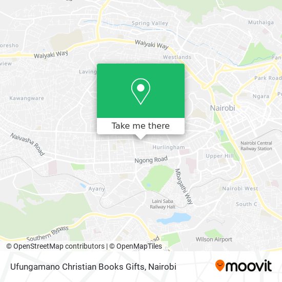 Ufungamano Christian Books Gifts map
