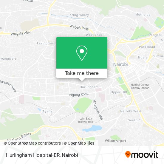 Hurlingham Hospital-ER map