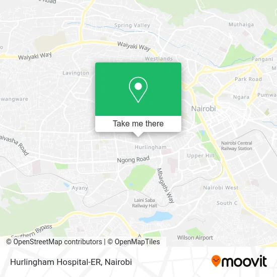 Hurlingham Hospital-ER map