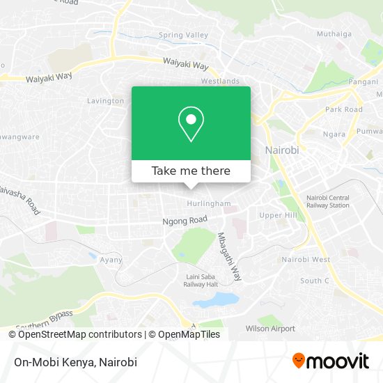 On-Mobi Kenya map