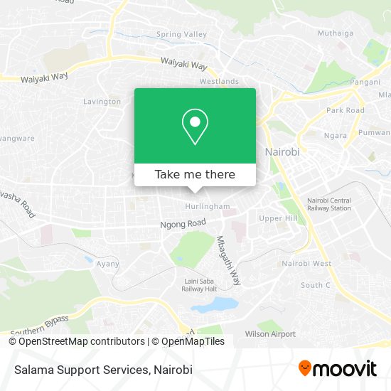 Salama Support Services map