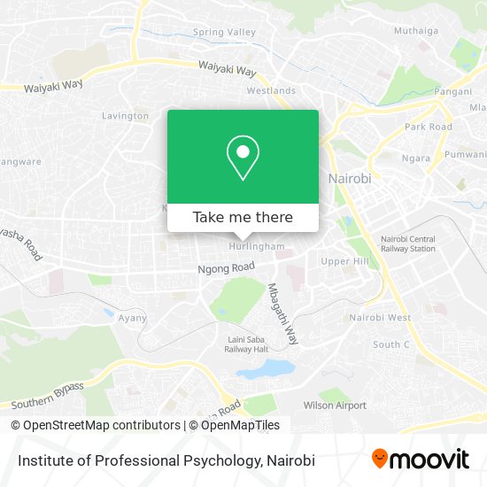 Institute of Professional Psychology map