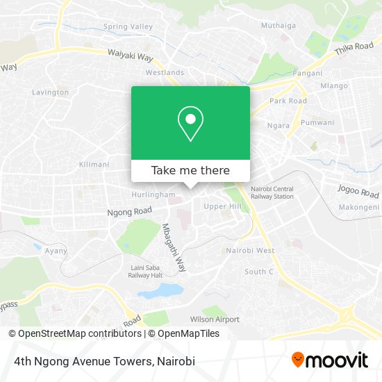 4th Ngong Avenue Towers map