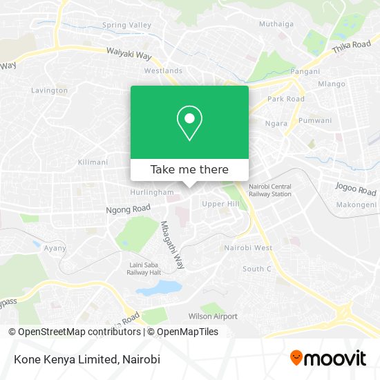 Kone Kenya Limited map